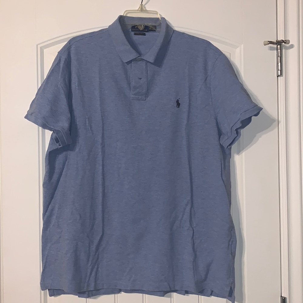 Men’s Polo by Ralph Lauren Blue XXL Custom Slim Fit